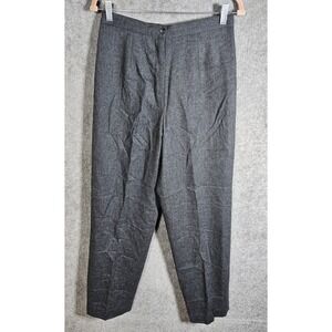 Vintage Country Shop Wool Dress Pants Womens Size 10 Gray Lined High Rise Grey